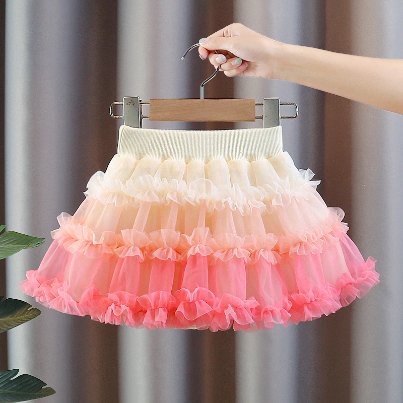 公主半身裙tutu裙女小童时髦洋气柔软儿童幼儿百搭网纱嘟嘟蓬蓬裙