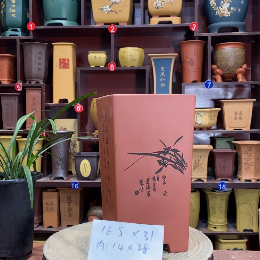 紫砂花盆紫砂紫砂花盆