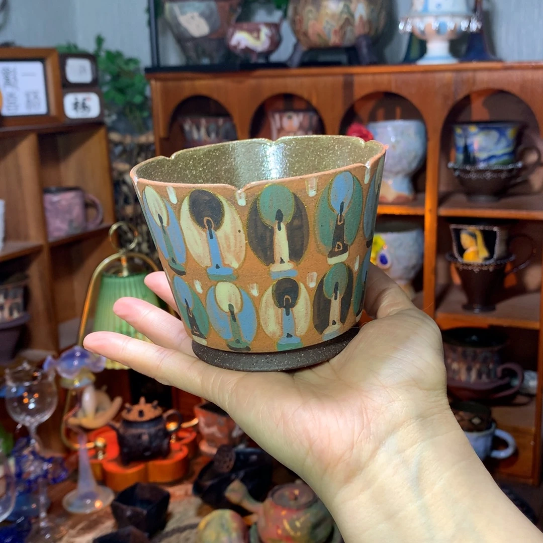 陶｜敦煌千佛 猪口杯