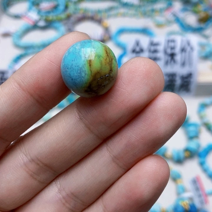 绿松石未镶嵌挂件15