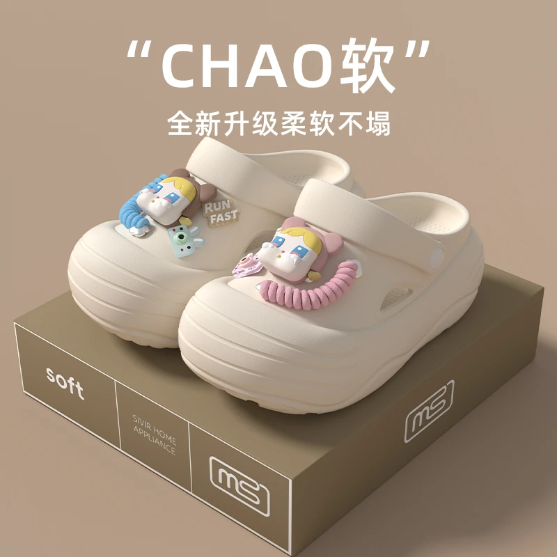 洞洞鞋女外穿百搭2025新款爆款推荐可爱软底防滑舒适踩屎感凉拖鞋