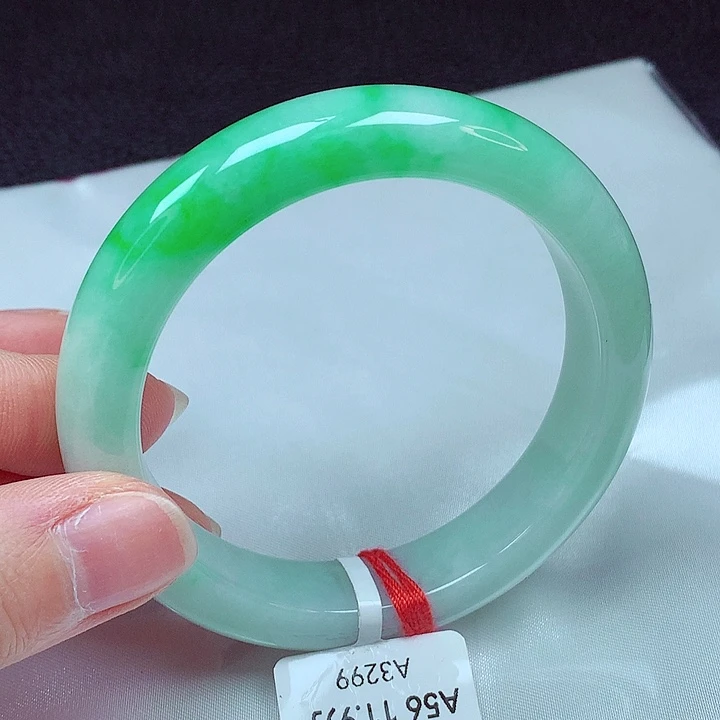 翡翠手镯未镶嵌手镯56-57