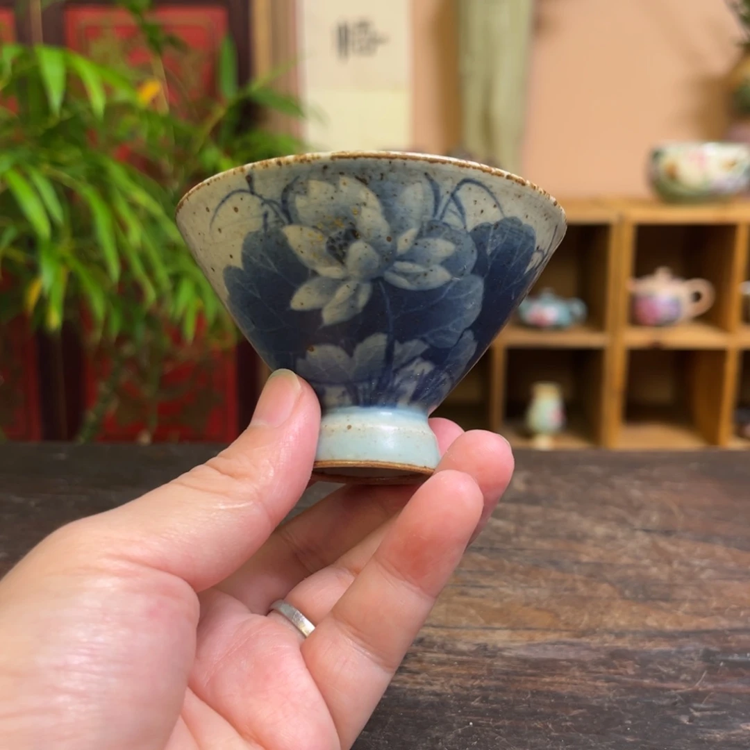 柴烧手工手绘陶瓷