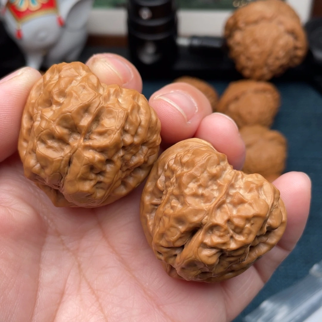 文玩核桃把件全品三角蛙40