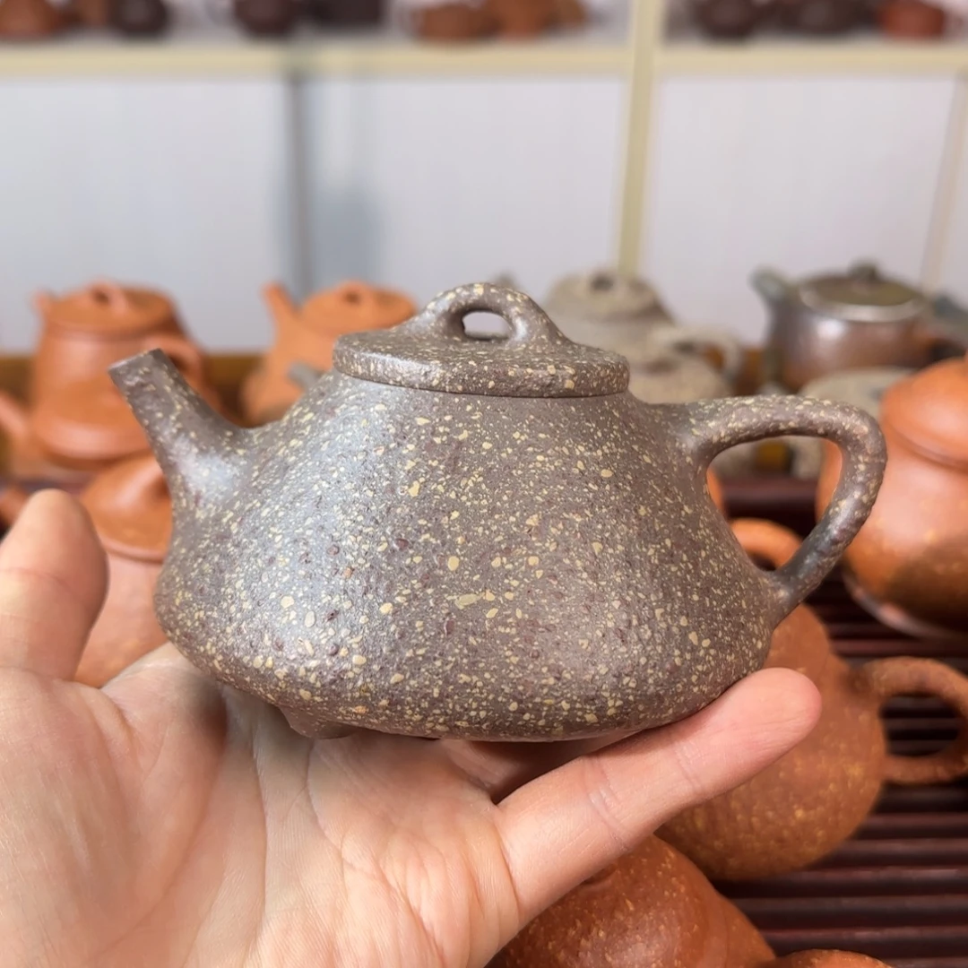 紫砂茶壶八目红降气窑子冶250cc