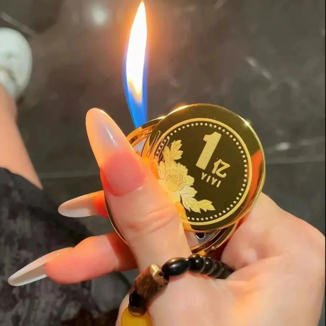 【今年赚它1个亿】1个小目标转一亿创意侧滑打火机送男友送闺蜜礼物