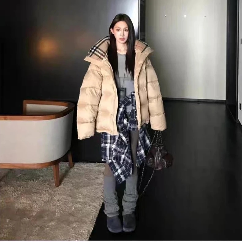 袖子可拆卸 B家同款服宽松韩版2025新款外套女冬季棉衣棉服