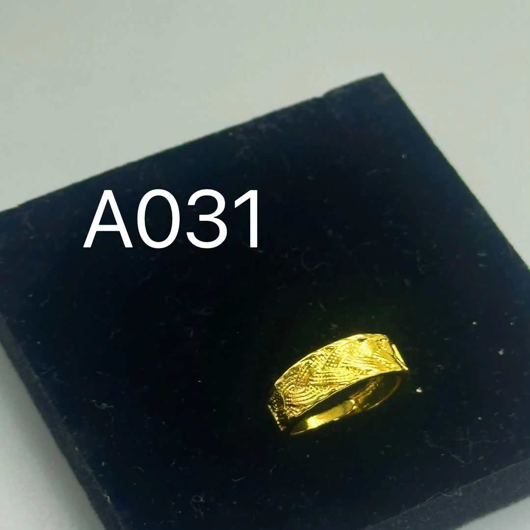 A031麻花纹男女同款戒指情侣可调节