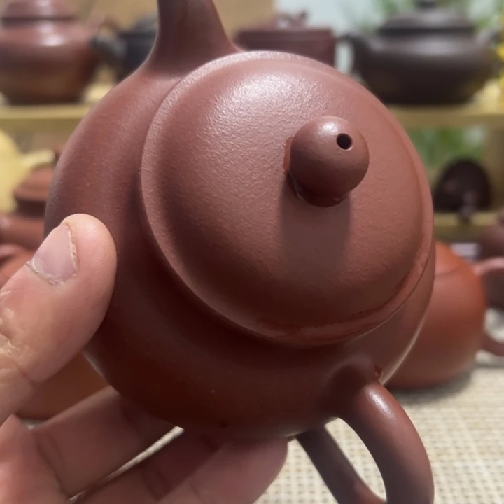 宜兴原矿紫砂、全手莲子、280CC