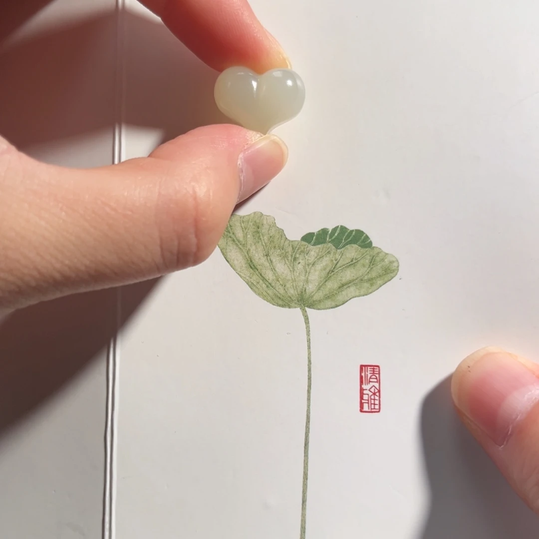 和田玉未镶嵌吊坠(不含链)晴水屁桃75