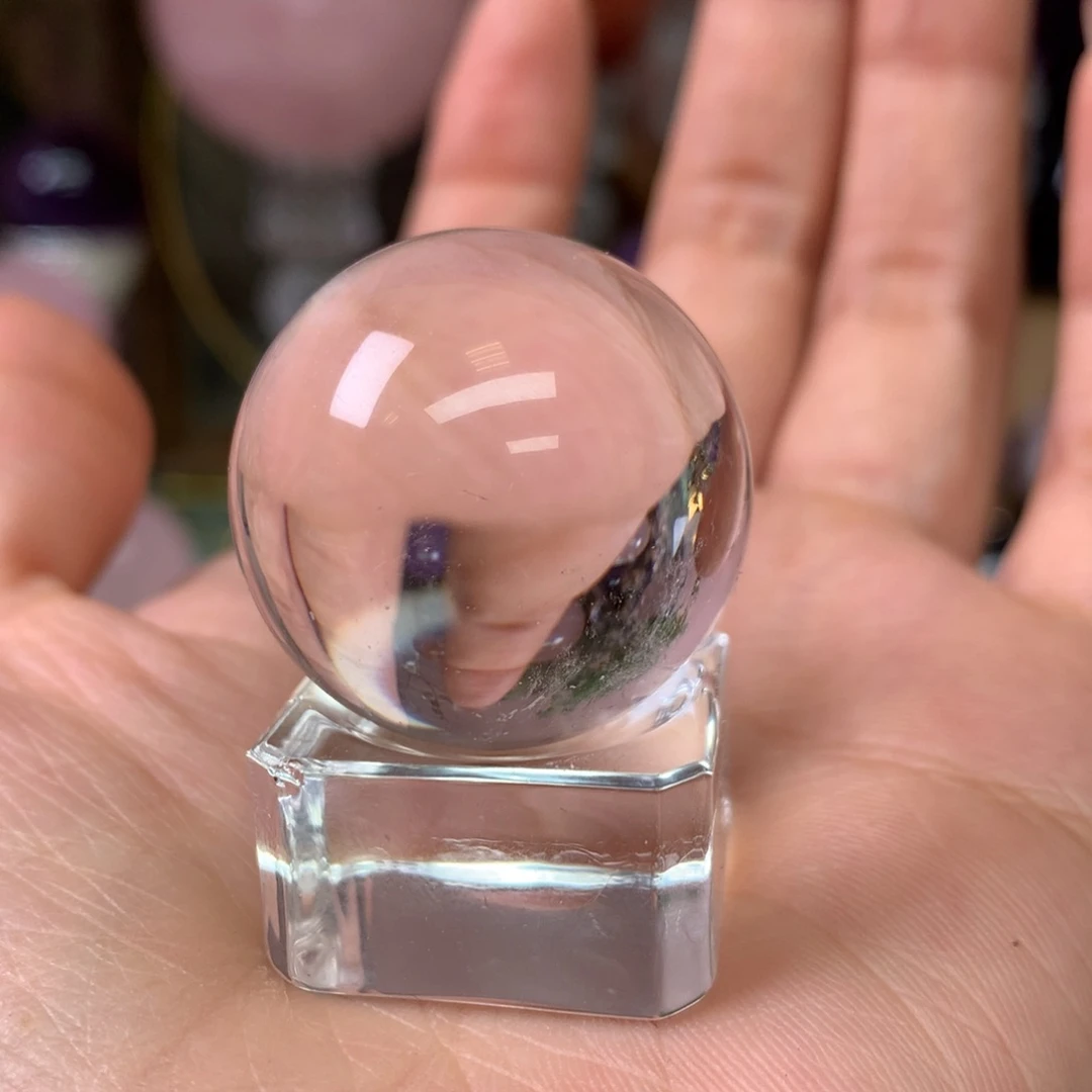 摆件未镶嵌水晶白水晶球