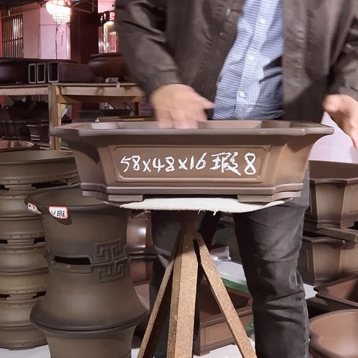 真***夫紫砂花盆紫砂花盆