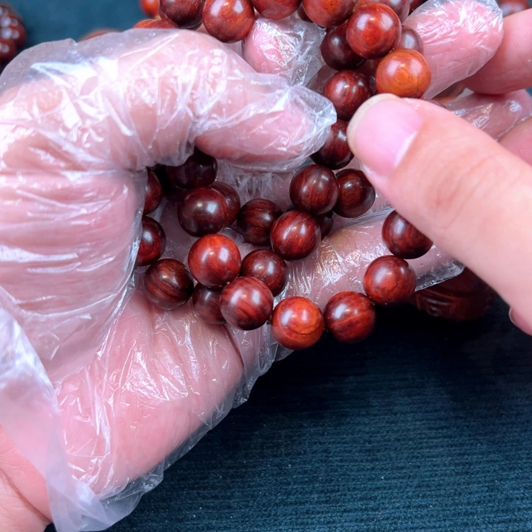 小叶紫檀手串/手链1.2原汁原味