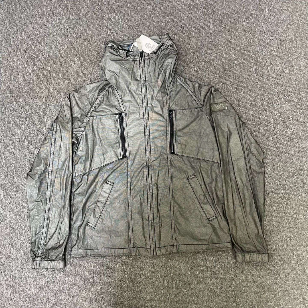 95新 GIORGIO ARMANI/阿玛尼 拉链长袖夹克外套 M码/10562