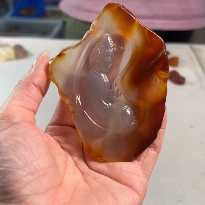 玛瑙/玉髓吊坠(不含链)未镶嵌