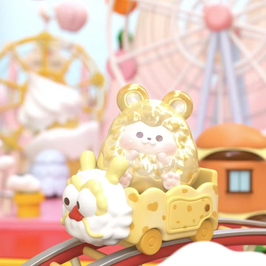 【七七拆盒】嘿粉儿好运龙龙小火车系列潮玩盲盒手办