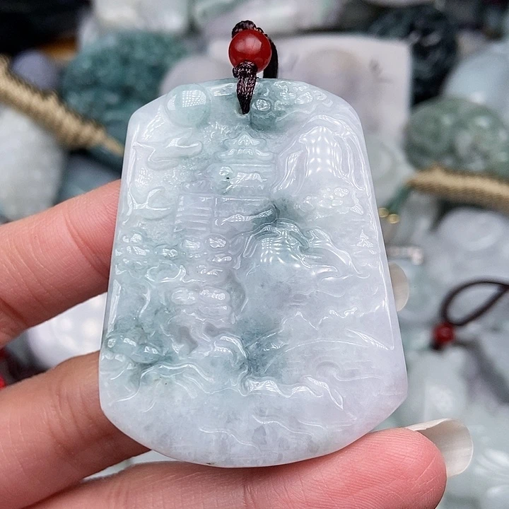 颈饰未镶嵌翡翠翡翠