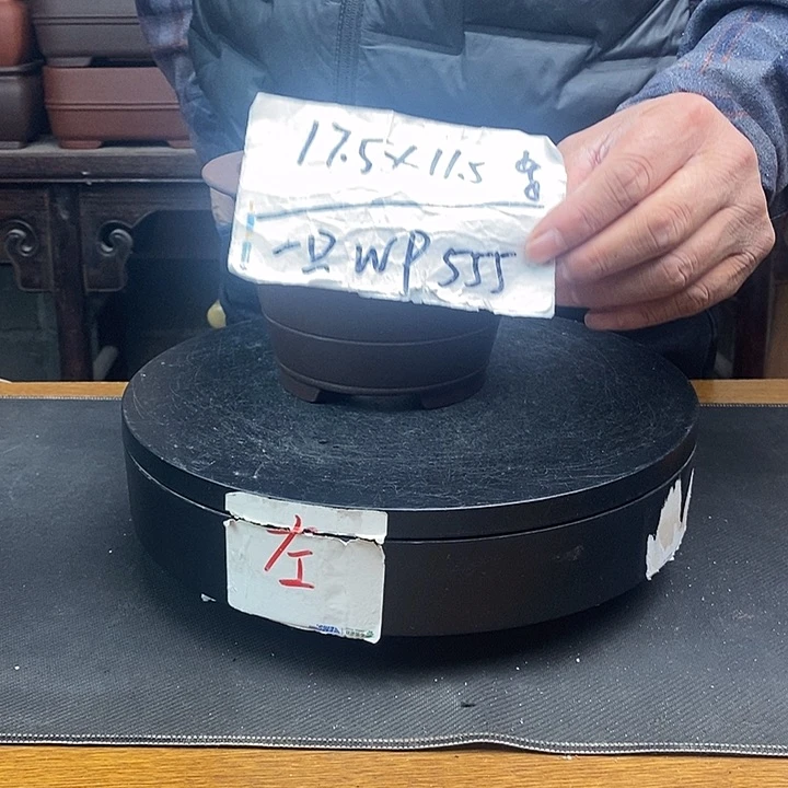 紫砂花盆货号一只WP555