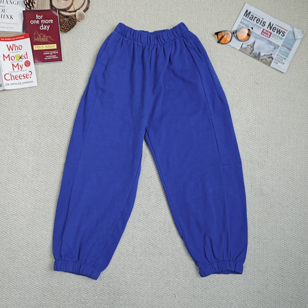 2024秋冬季新款加绒加厚休闲裤束脚裤8549