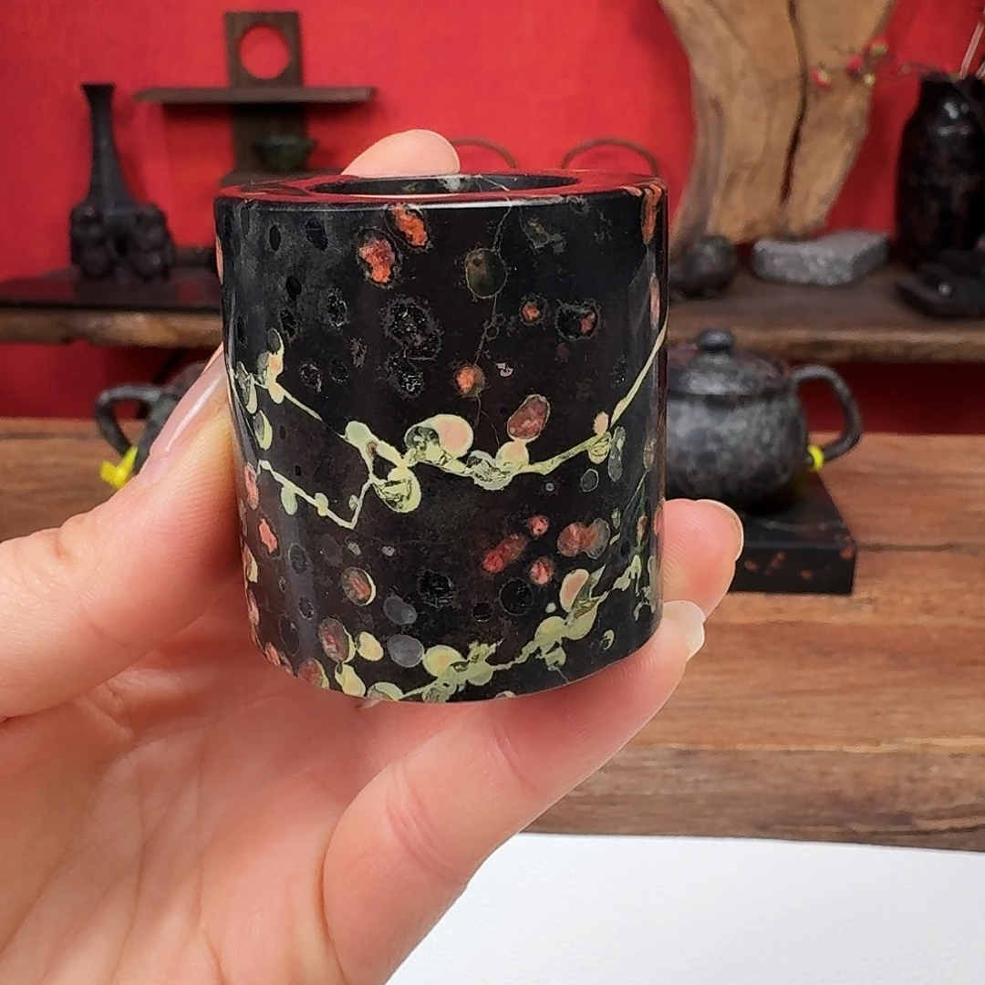 康能美玉瓷安山玉盖置