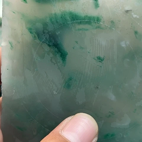 定制石英质玉（非洲翠）汇**海非洲翠手镯定制