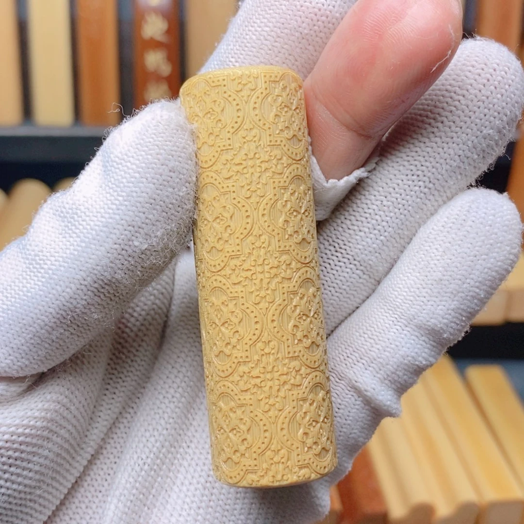 实心玉竹红心爆蜜满刻一物一层