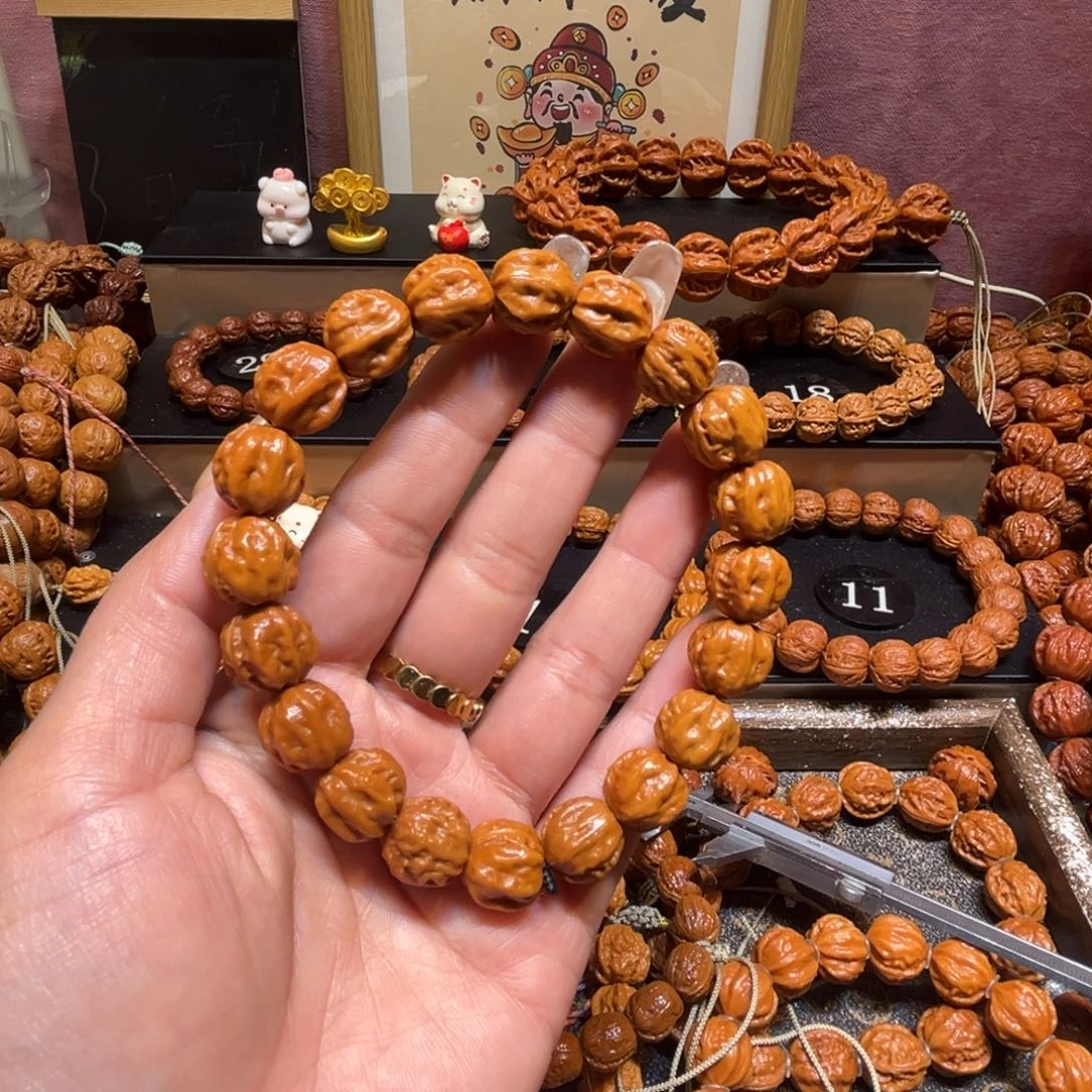 淡***路文玩核桃手串精品