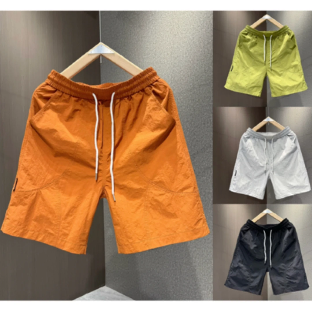 夏季男士短裤潮流速干2025新款设计感休闲轻薄款微宽松直筒8008