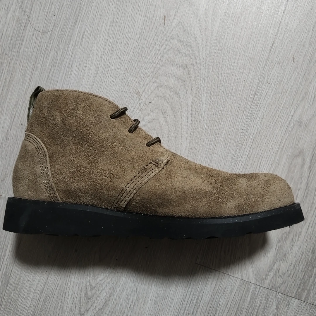 T家皮鞋码中帮翻毛皮工装短靴男