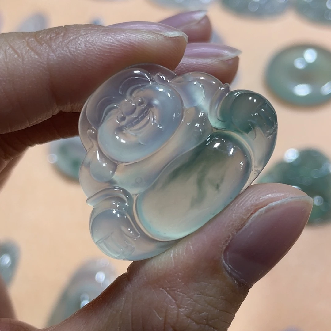 定制翡翠未镶嵌佛公