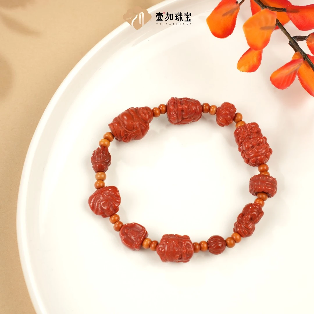 小青|手工设计南红玛瑙多宝手串多样性发一--1828Z