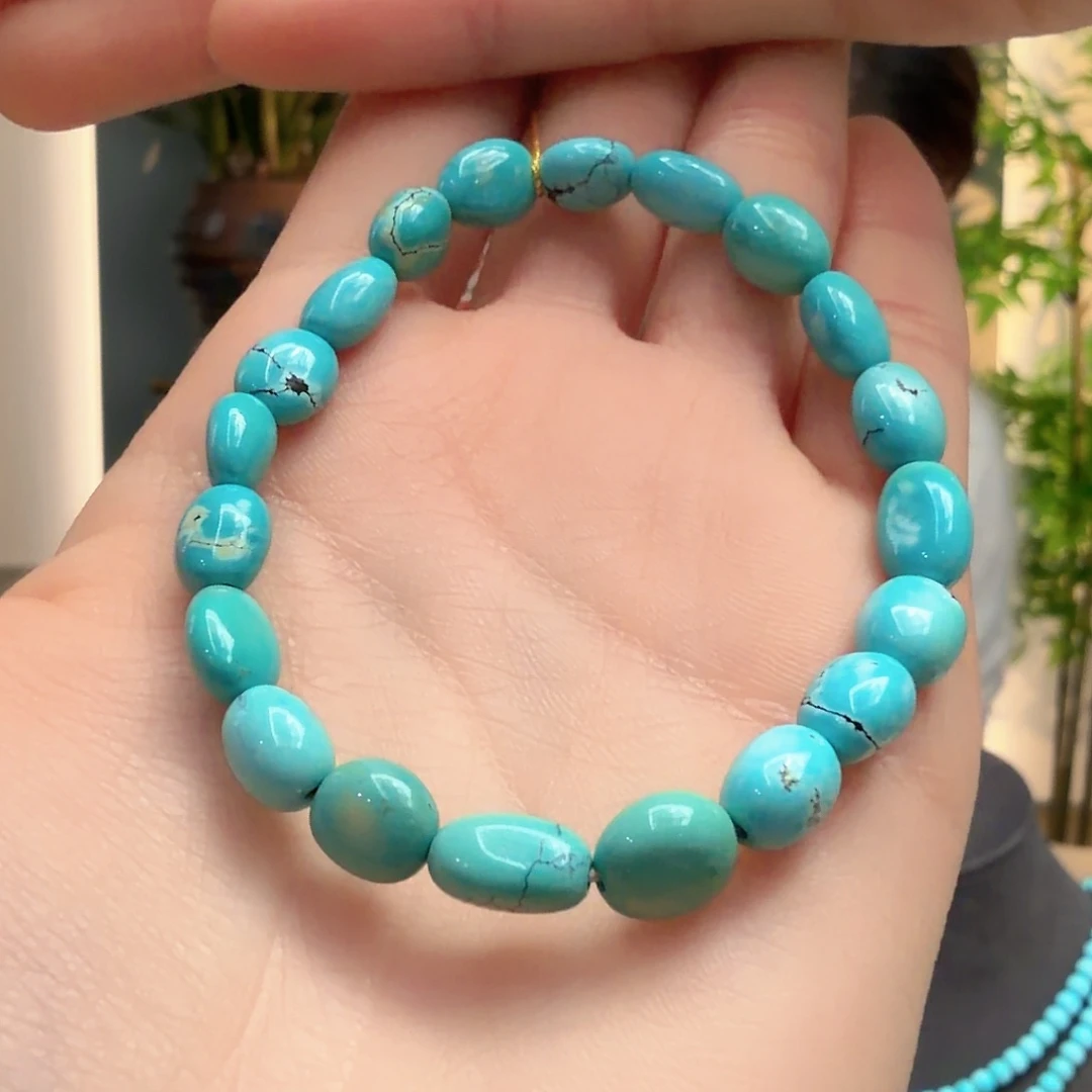 绿松石未镶嵌颈饰