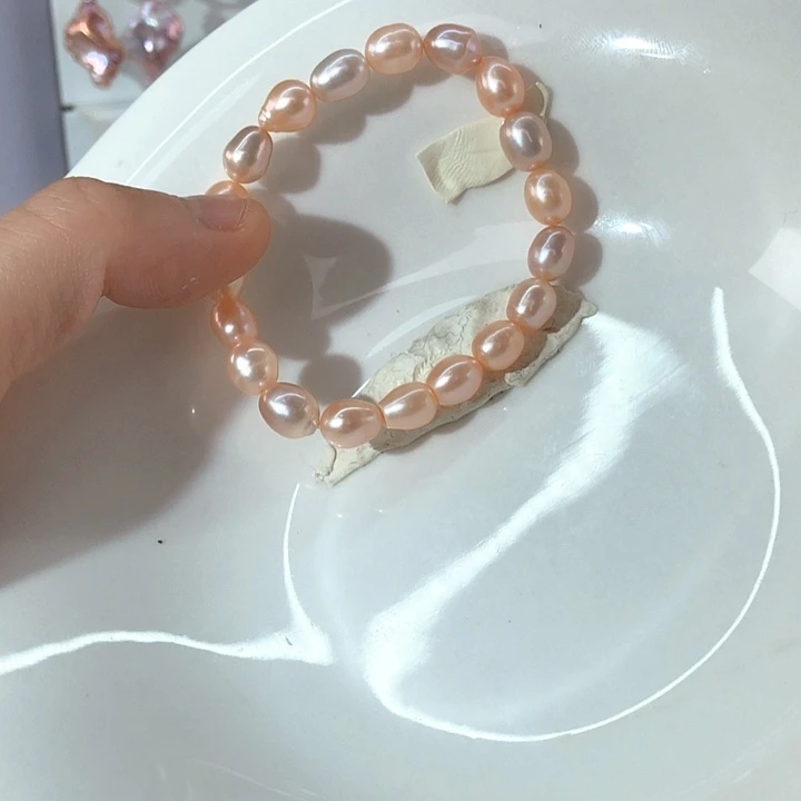 悦***玲淡水珍珠银S925镶嵌颈饰