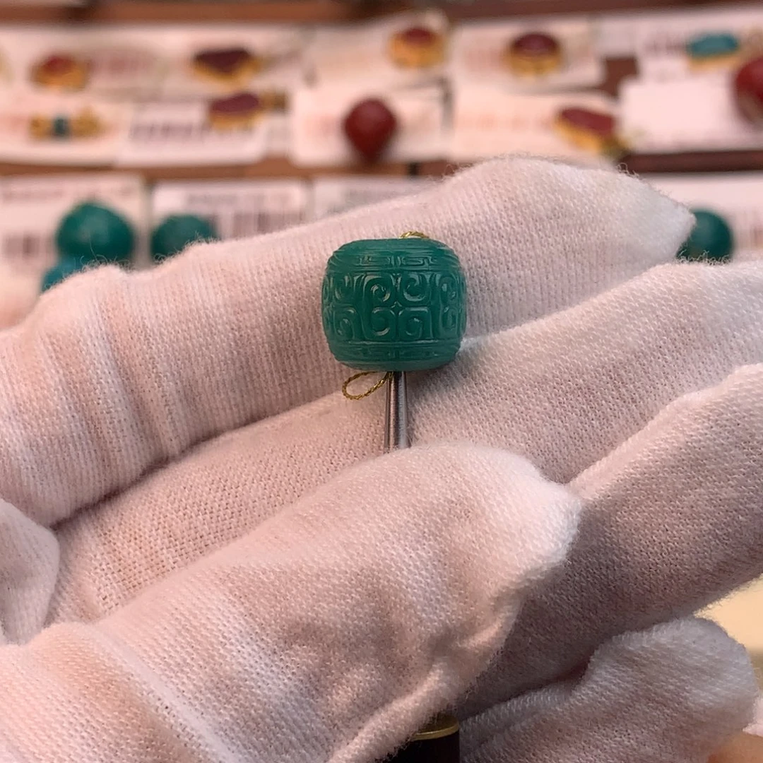 绿松石未镶嵌配饰蕊11.8*10.7