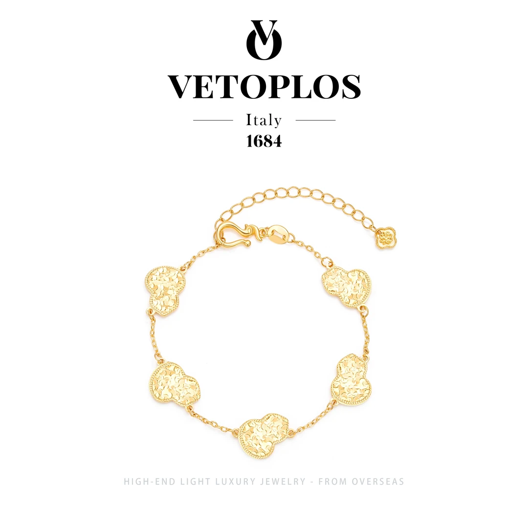 【财葫连连】vetoplos秋冬复古金色葫芦手链F3485