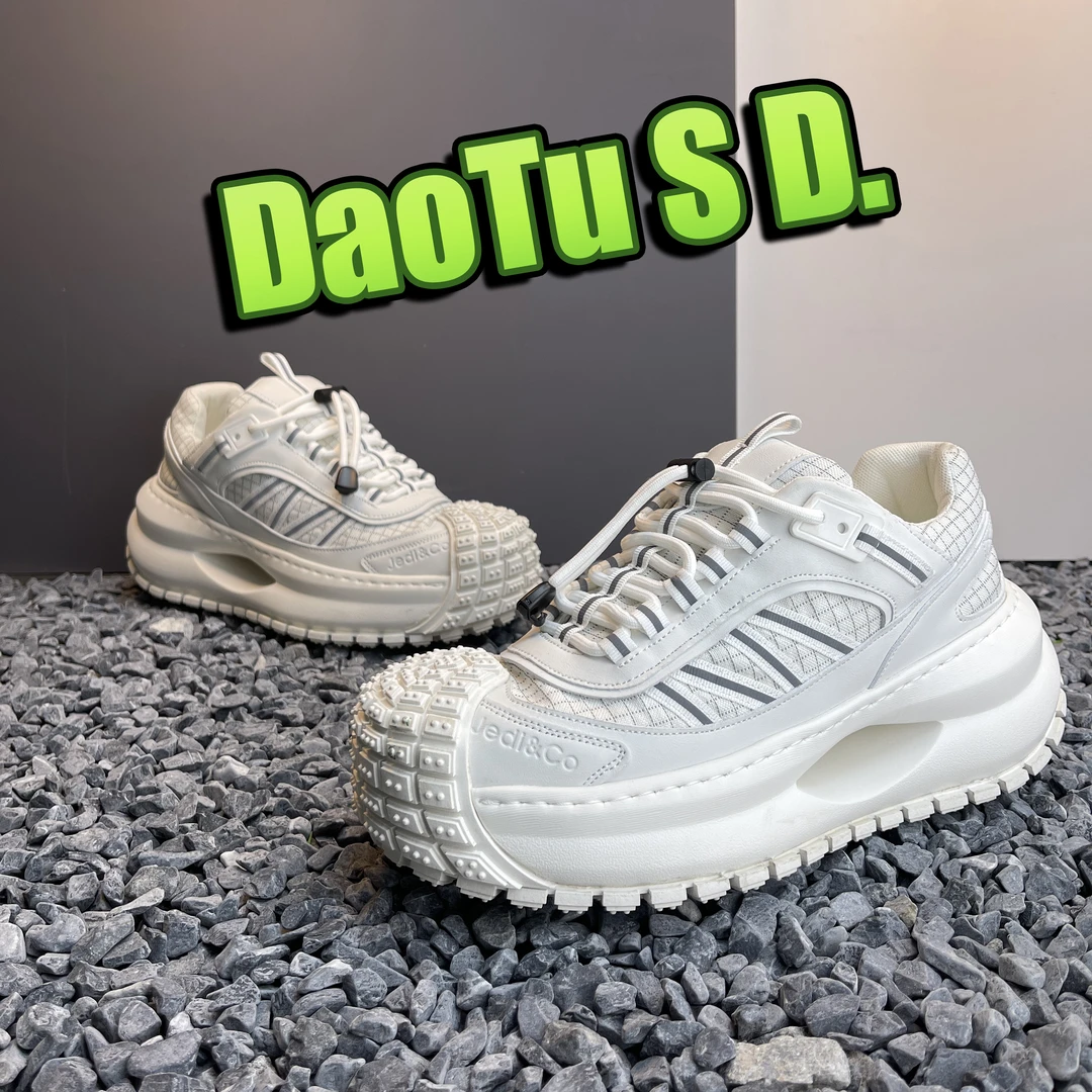 男鞋2025春季潮流时尚小众厚底老爹鞋增高百搭耐磨男生休闲潮鞋