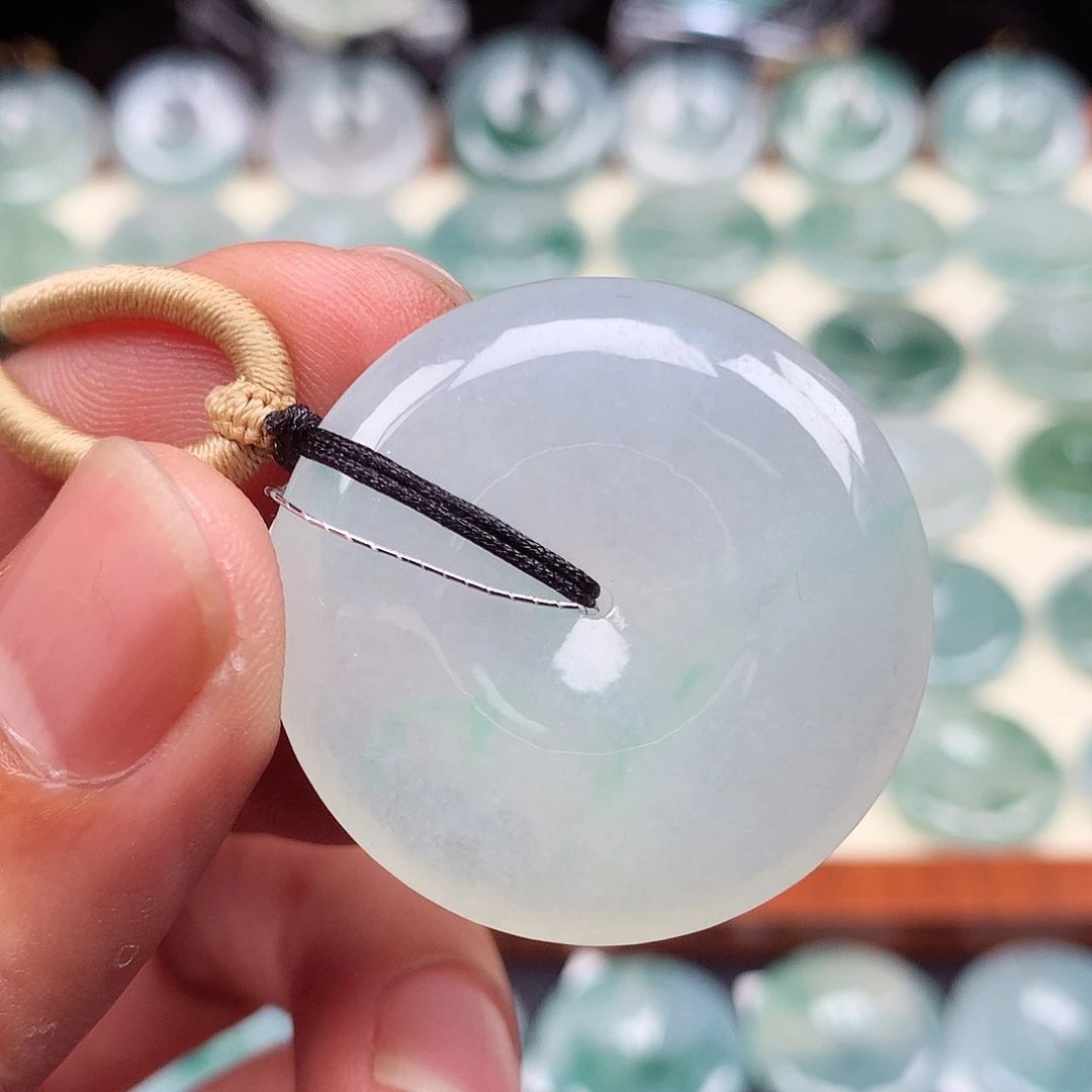 颈饰未镶嵌翡翠33.7-6.0mm