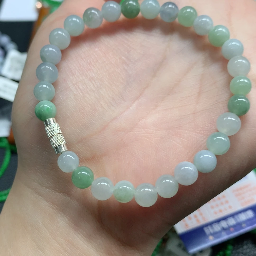 未镶嵌手链翡翠翡翠