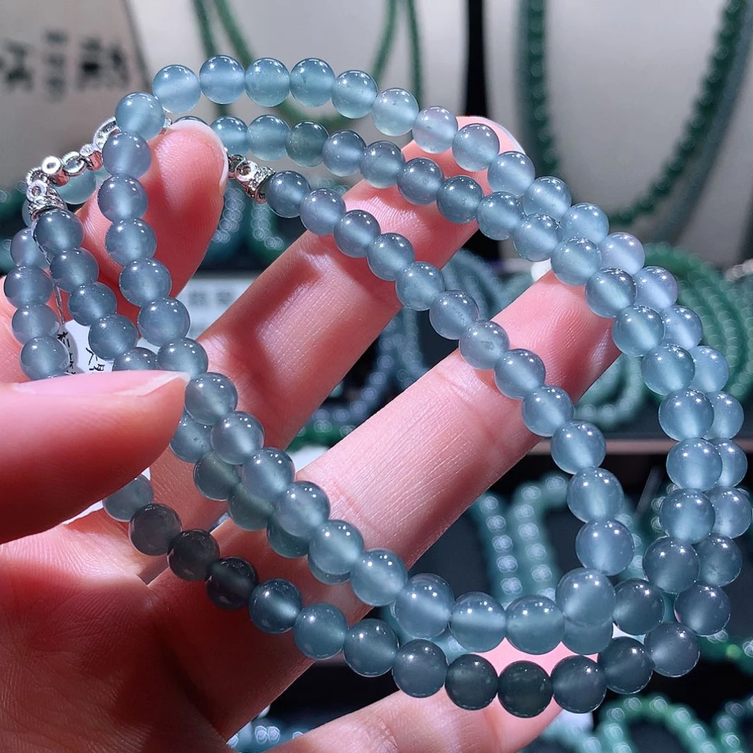 未镶嵌手链翡翠天然a货翡翠项链6