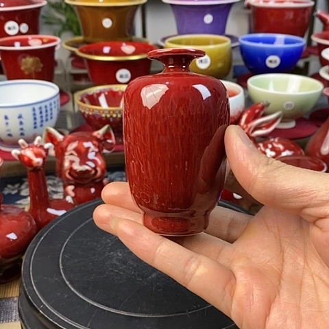 【闪购商品】景德镇名陶雅玩原矿郎红