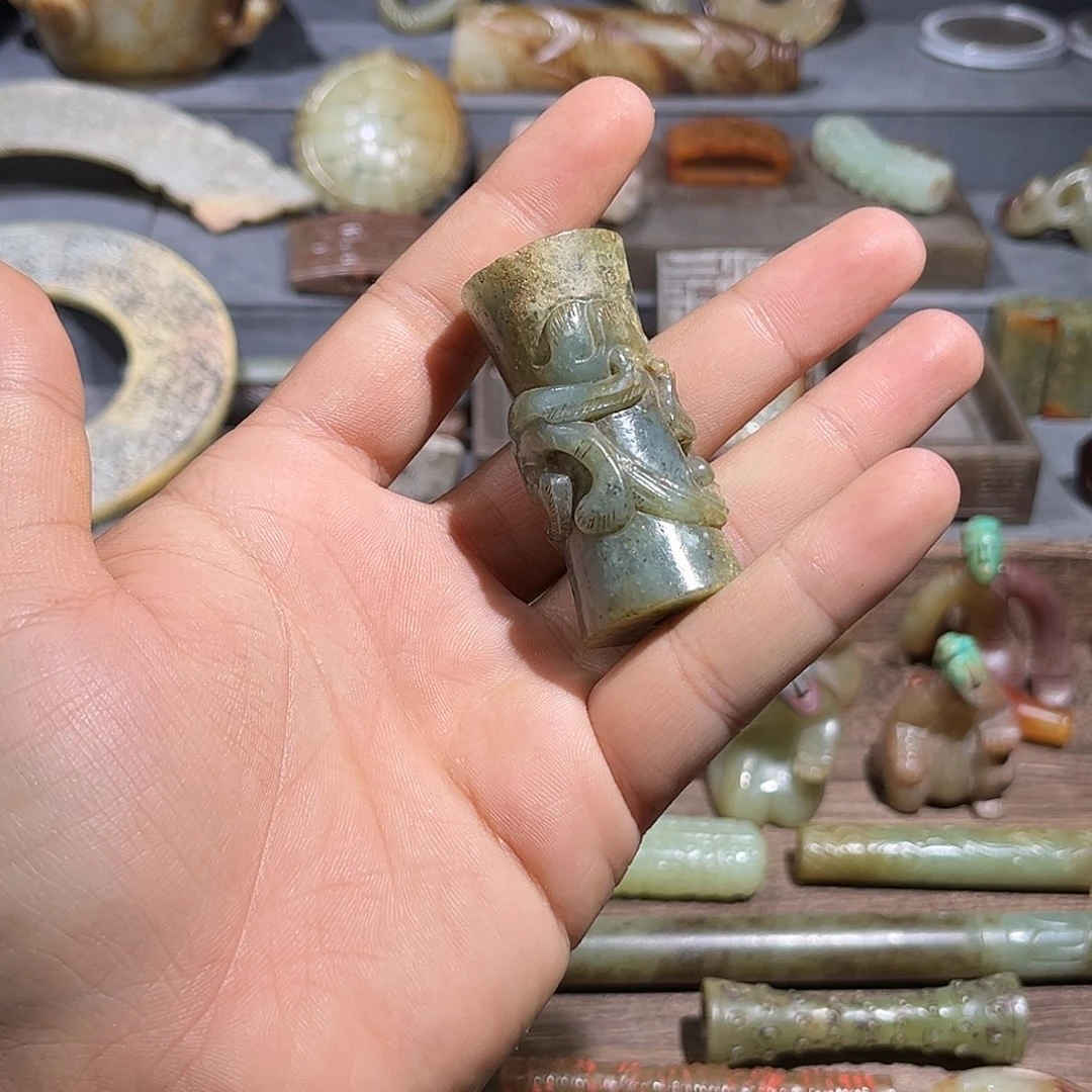 和田玉（糖玉）挂件未镶嵌