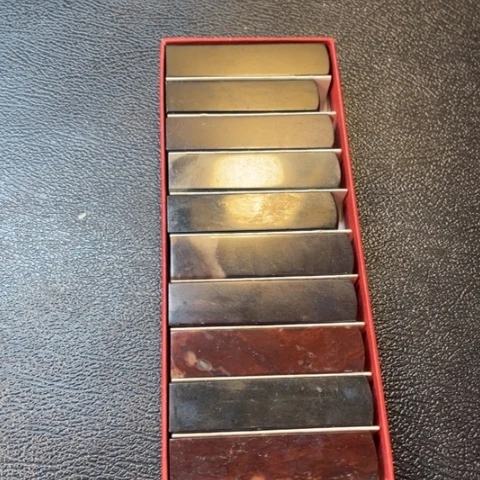 伊犁石印石逸****刻1.5*6.3素章一组十枚