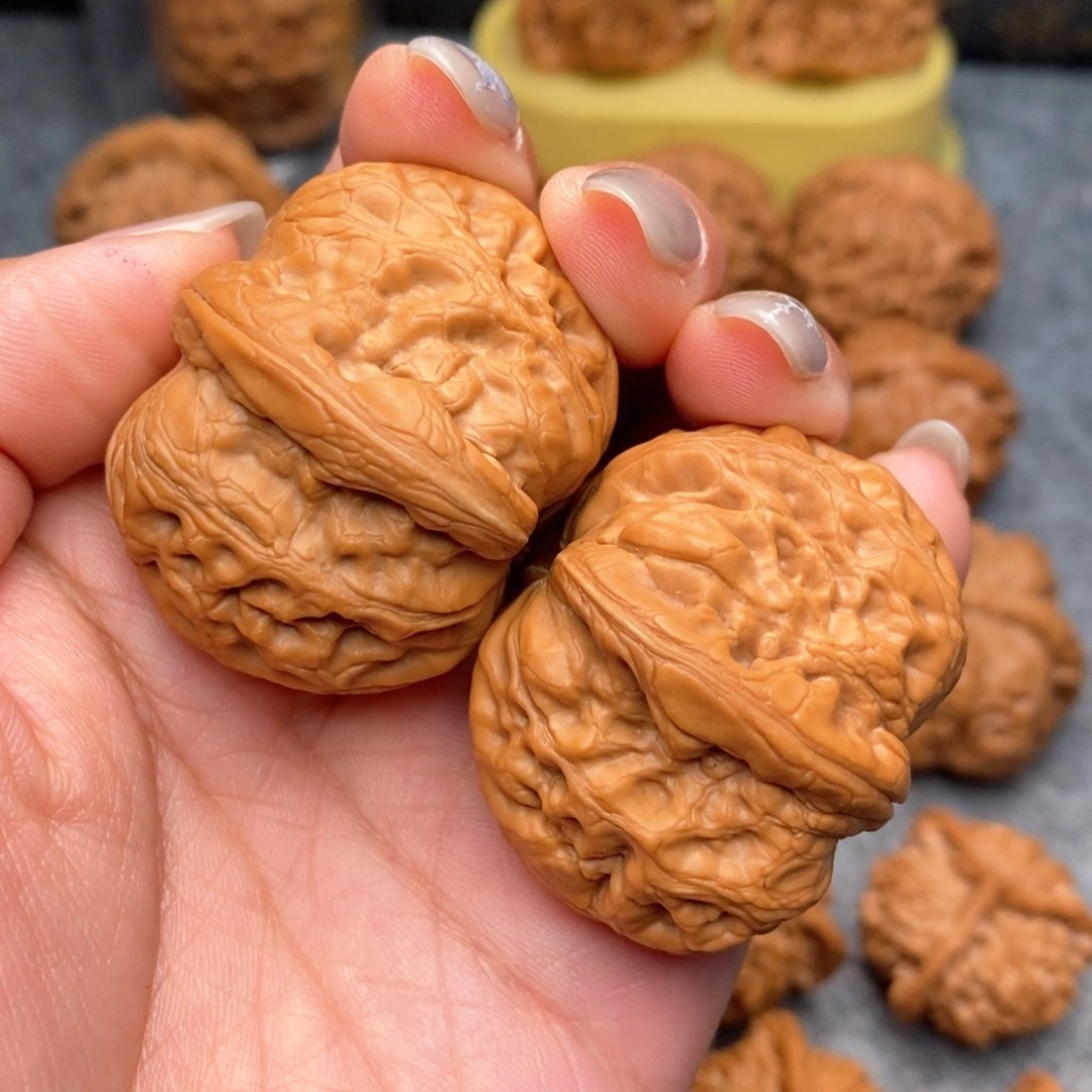 文玩核桃把件没***你精品元宝42全品