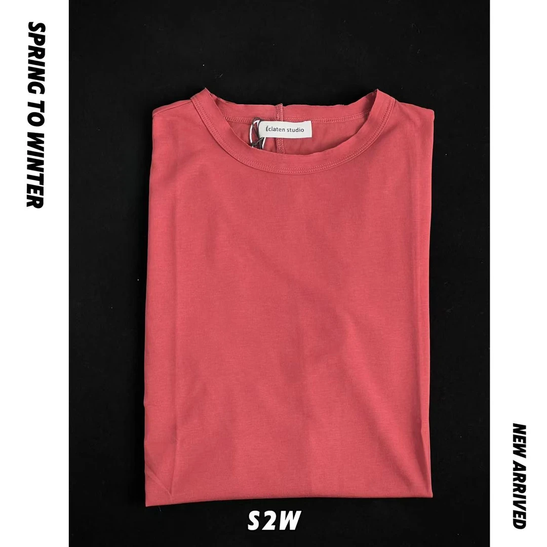 【板娘力荐】可单穿可内简约天丝百搭纯色短袖T恤圆领夏季极简剪裁