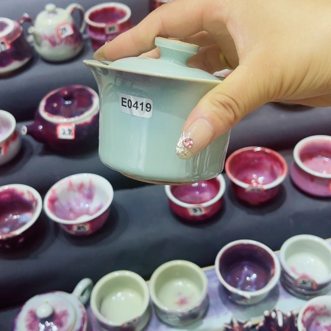 不**鹰钧瓷主人杯摆件工艺品