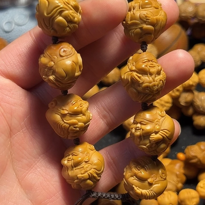 橄榄核手串/手链元甲财神