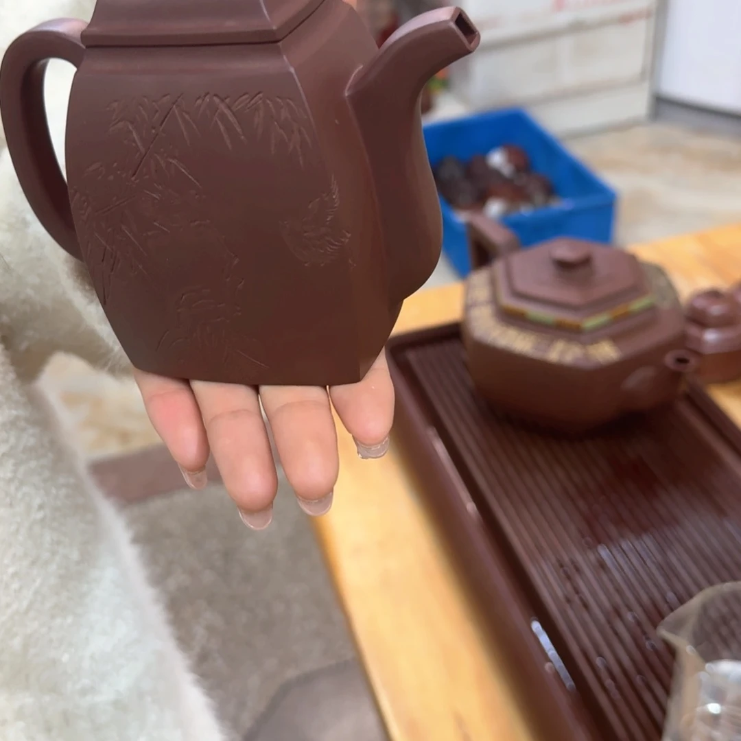 紫砂茶壶紫砂壶汉方300cc