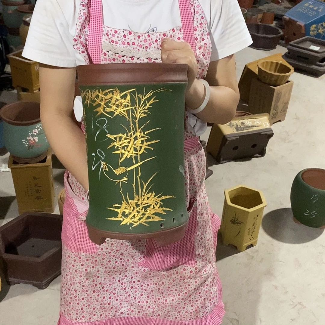 紫砂花盆紫砂花盆