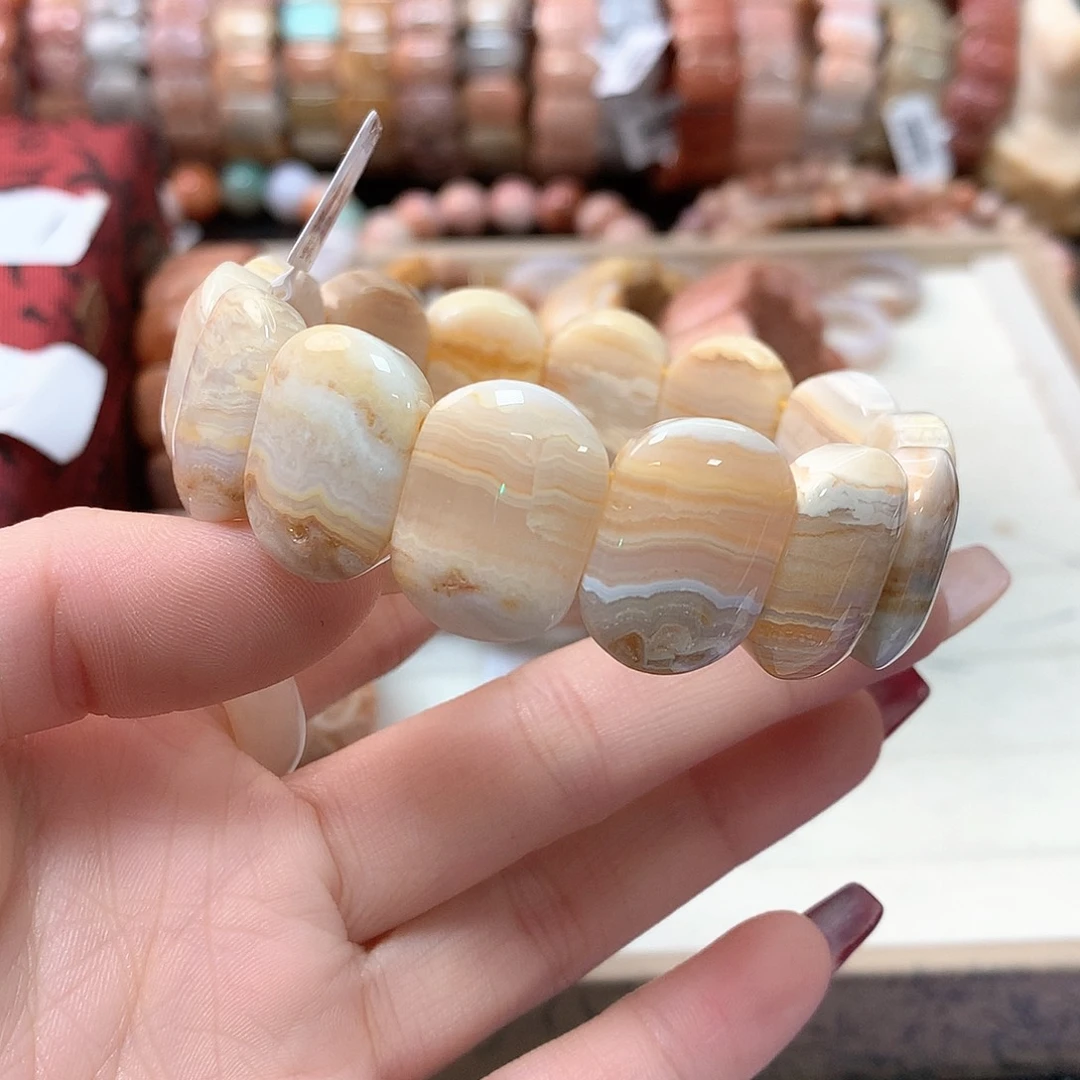 硅化珊瑚（珊瑚玉）手链未镶嵌捏***.550