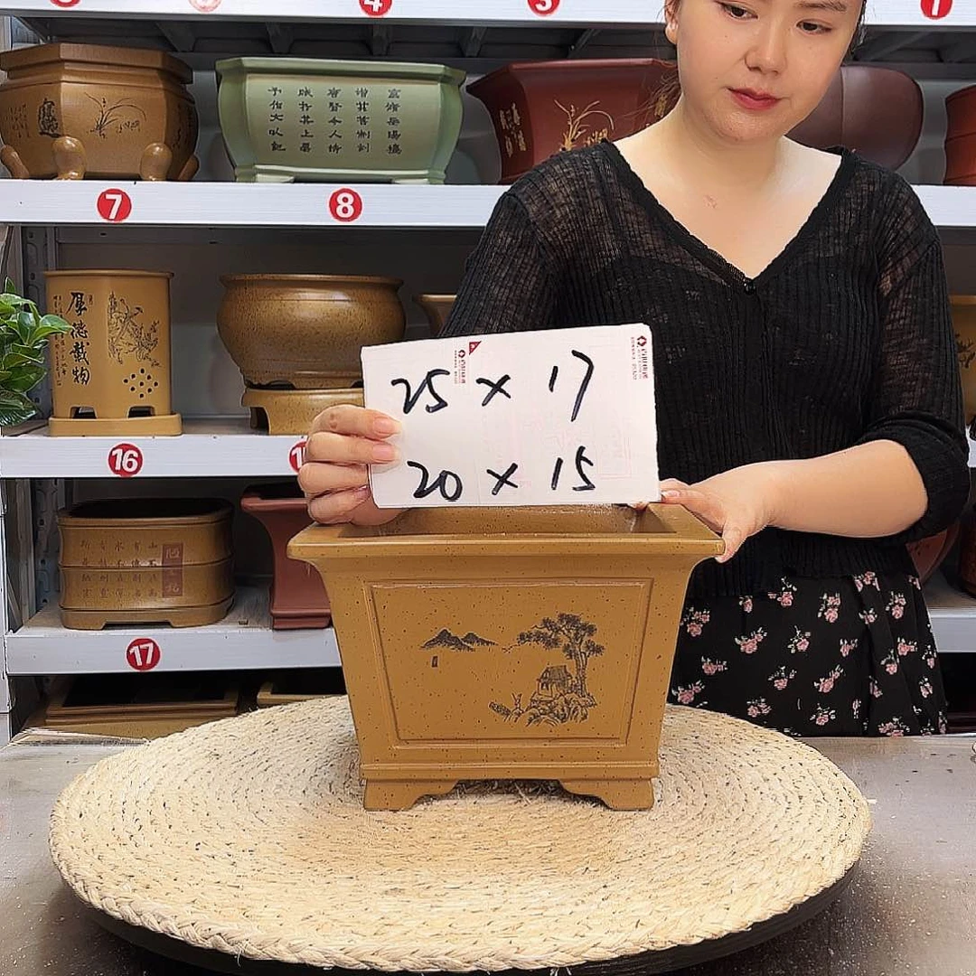 紫砂花盆紫砂花盆